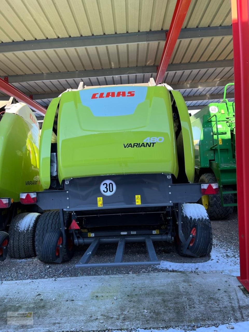 Rundballenpresse des Typs CLAAS Variant 480 RC Pro, Mietmaschine in Schora (Bild 5)