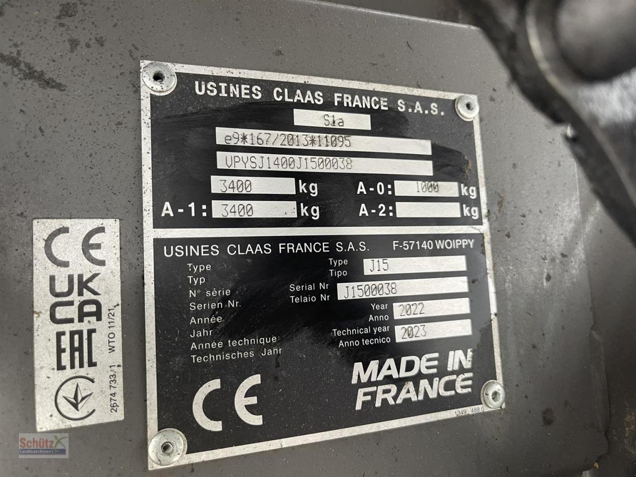 Rundballenpresse des Typs CLAAS Variant 580 RC PRO, neuwertige Rundballenpresse, Baujahr 2023, Gebrauchtmaschine in Schierling (Bild 12)