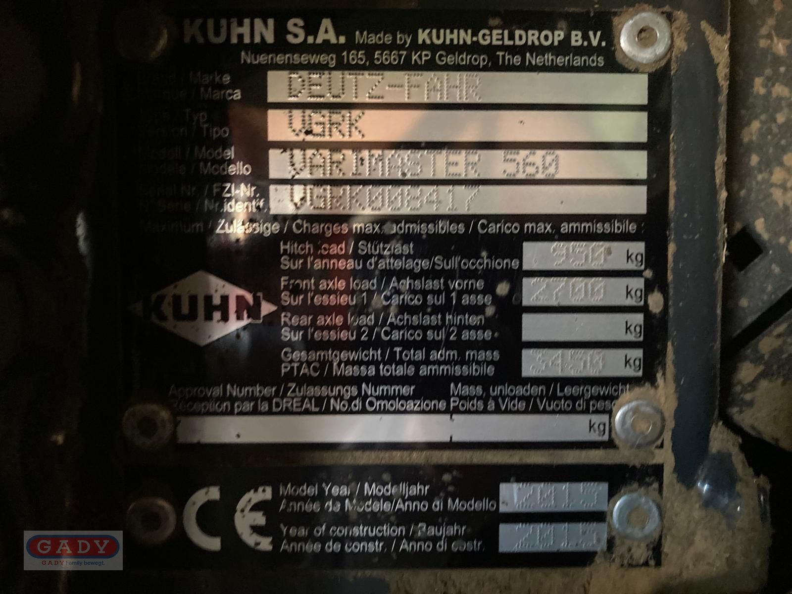 Rundballenpresse des Typs Deutz-Fahr VARIMASTER 560 RUNDBALLEN PRESSE, Gebrauchtmaschine in Lebring (Bild 9)