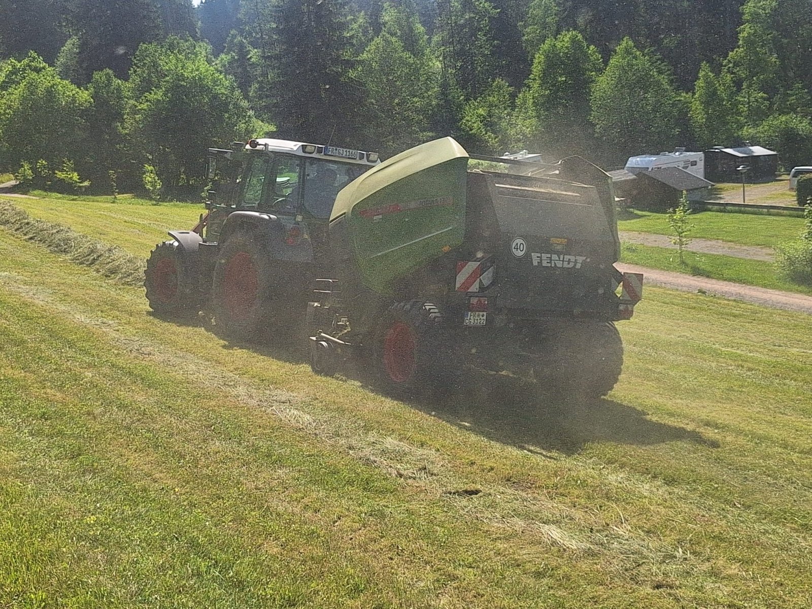 Rundballenpresse of the type Fendt Rotana 130 F, Gebrauchtmaschine in Donaueschingen (Picture 6)