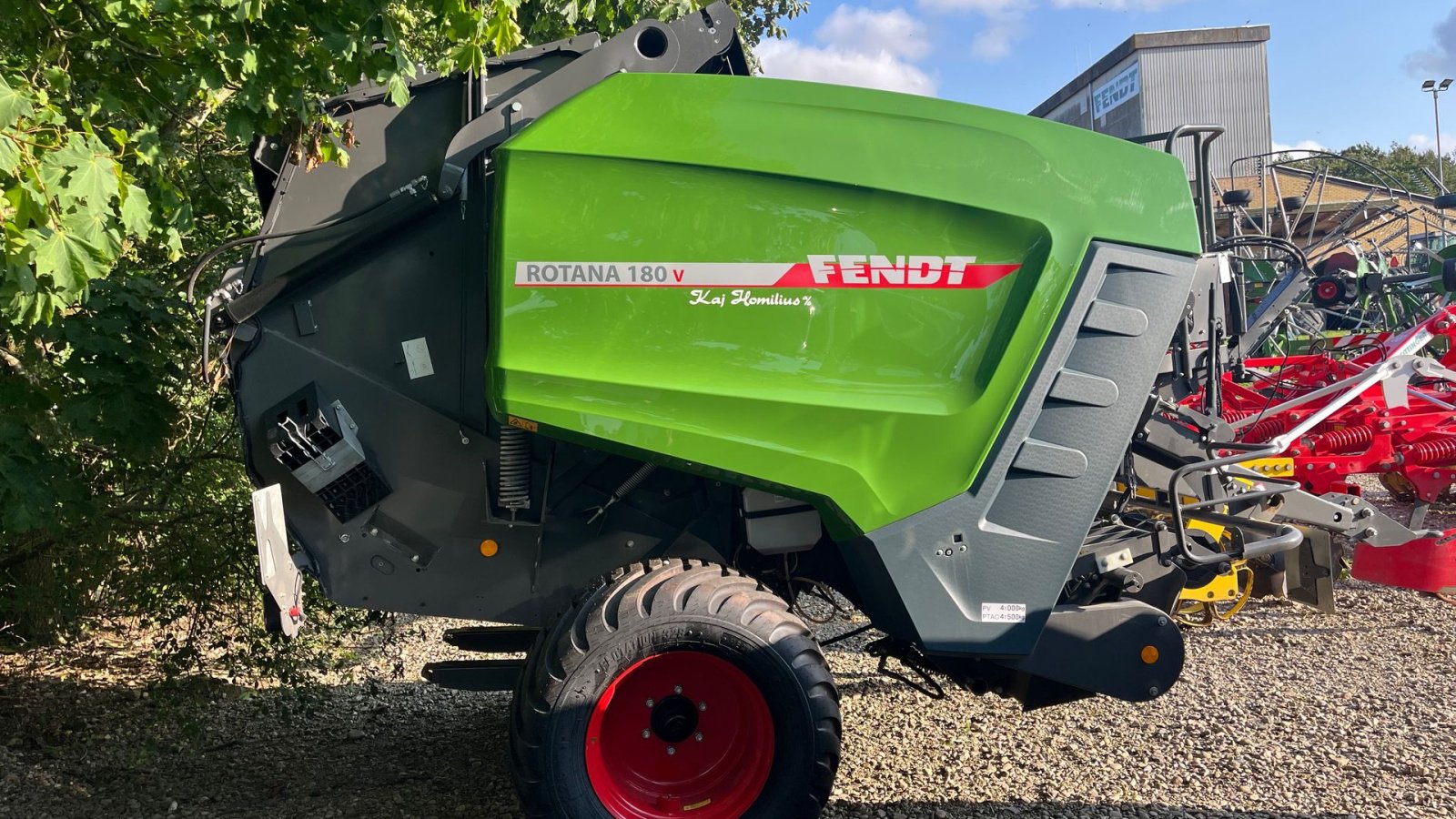 Rundballenpresse des Typs Fendt Rotana 180 V Rundballe presser, Gebrauchtmaschine in Rødekro (Bild 2)