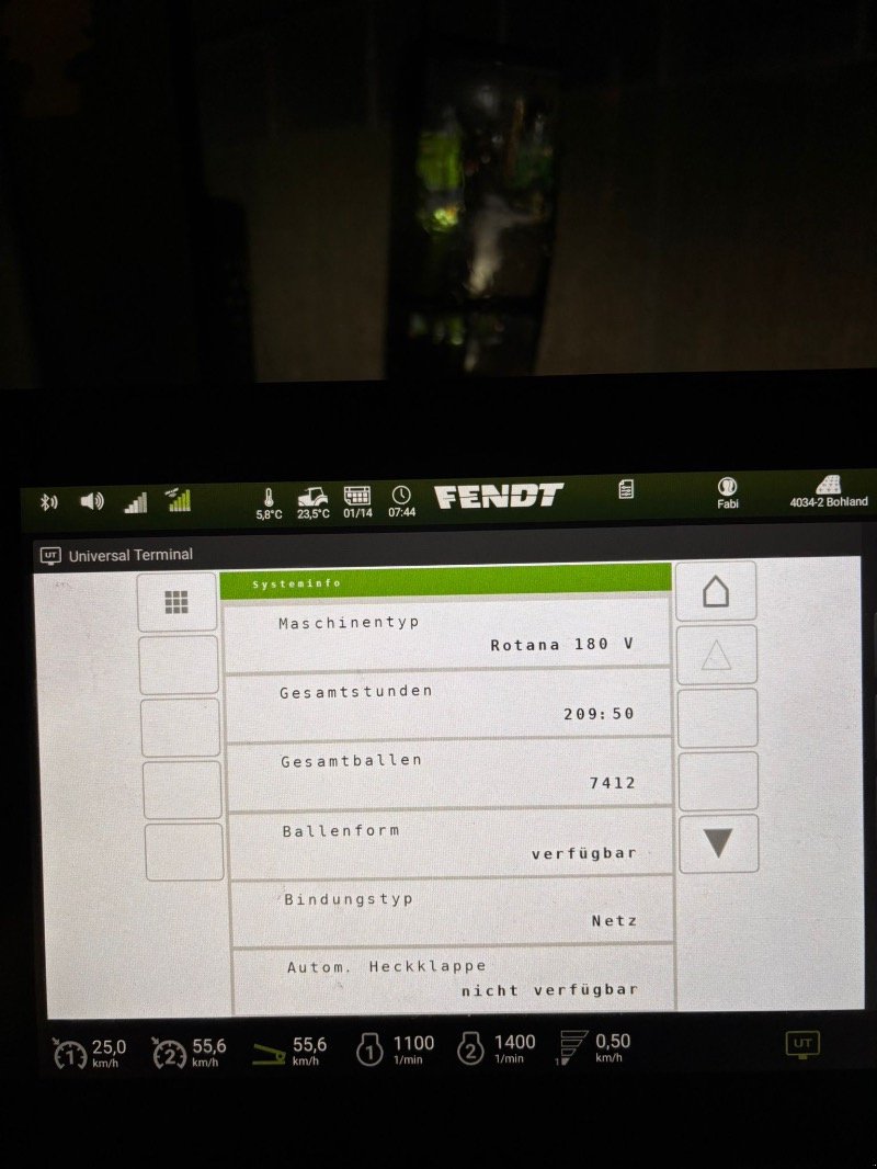 Rundballenpresse del tipo Fendt ROTANA 180V Xtra Cut Welger, Gebrauchtmaschine In Liebenwalde (Immagine 20)