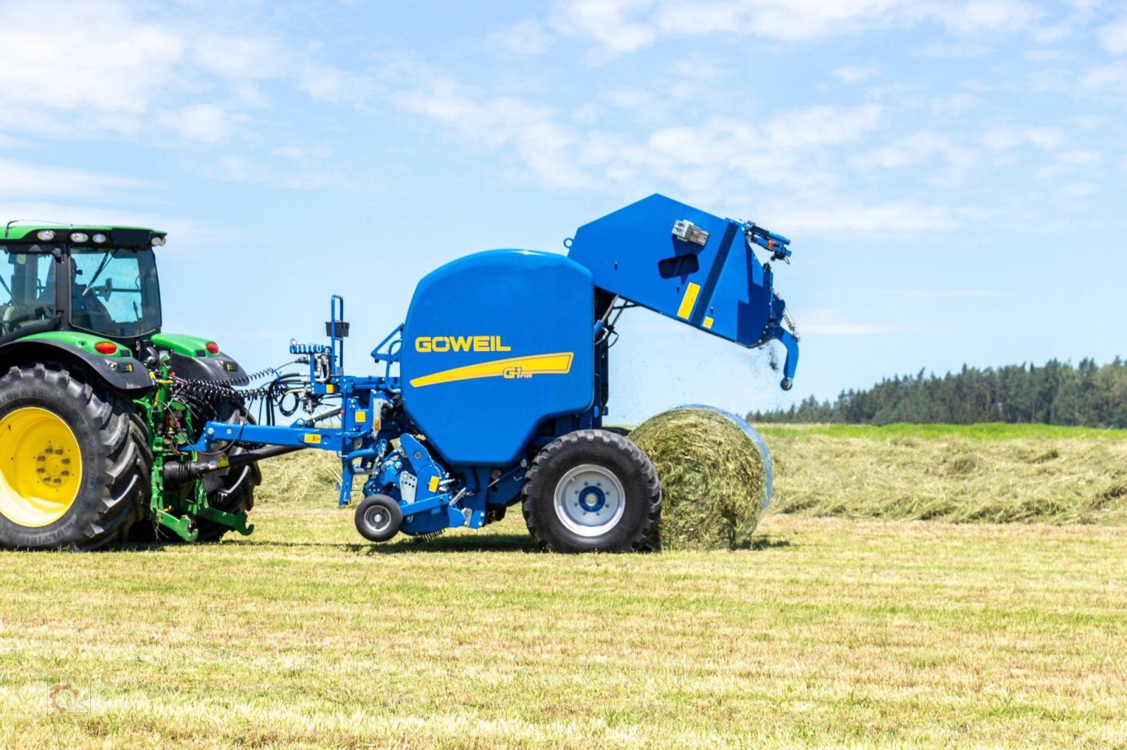 Rundballenpresse des Typs Göweil G-1 F125 Festkammerpresse ISOBUS 1,25m Ballendurchmesser, Neumaschine in Tiefenbach (Bild 8)