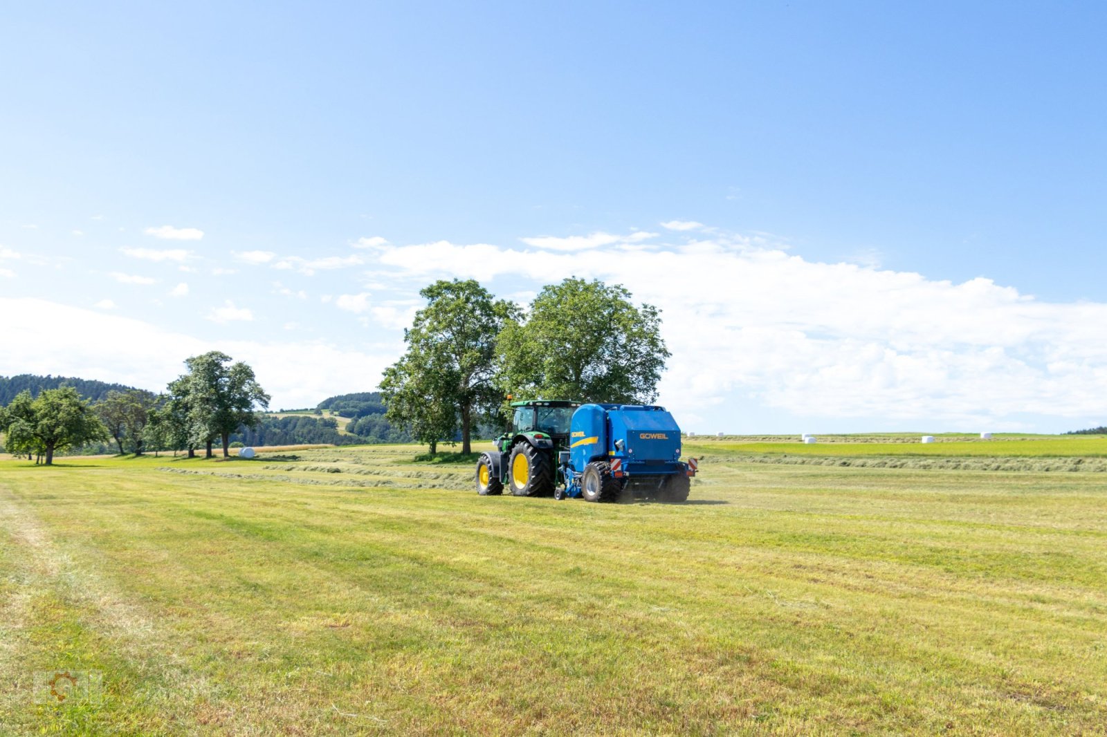 Rundballenpresse des Typs Göweil G-1 F125 Festkammerpresse ISOBUS 1,25m Ballendurchmesser, Neumaschine in Tiefenbach (Bild 13)