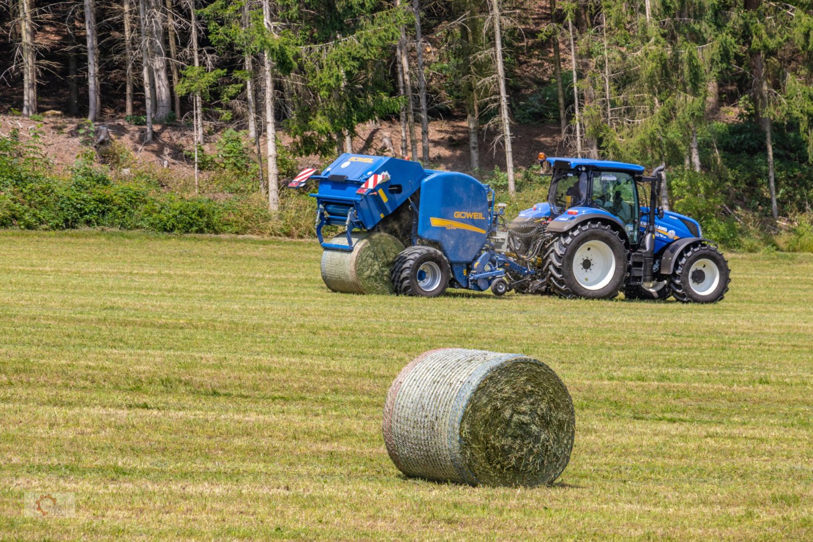 Rundballenpresse des Typs Göweil G-1 F125 Festkammerpresse ISOBUS 1,25m Ballendurchmesser, Neumaschine in Tiefenbach (Bild 20)