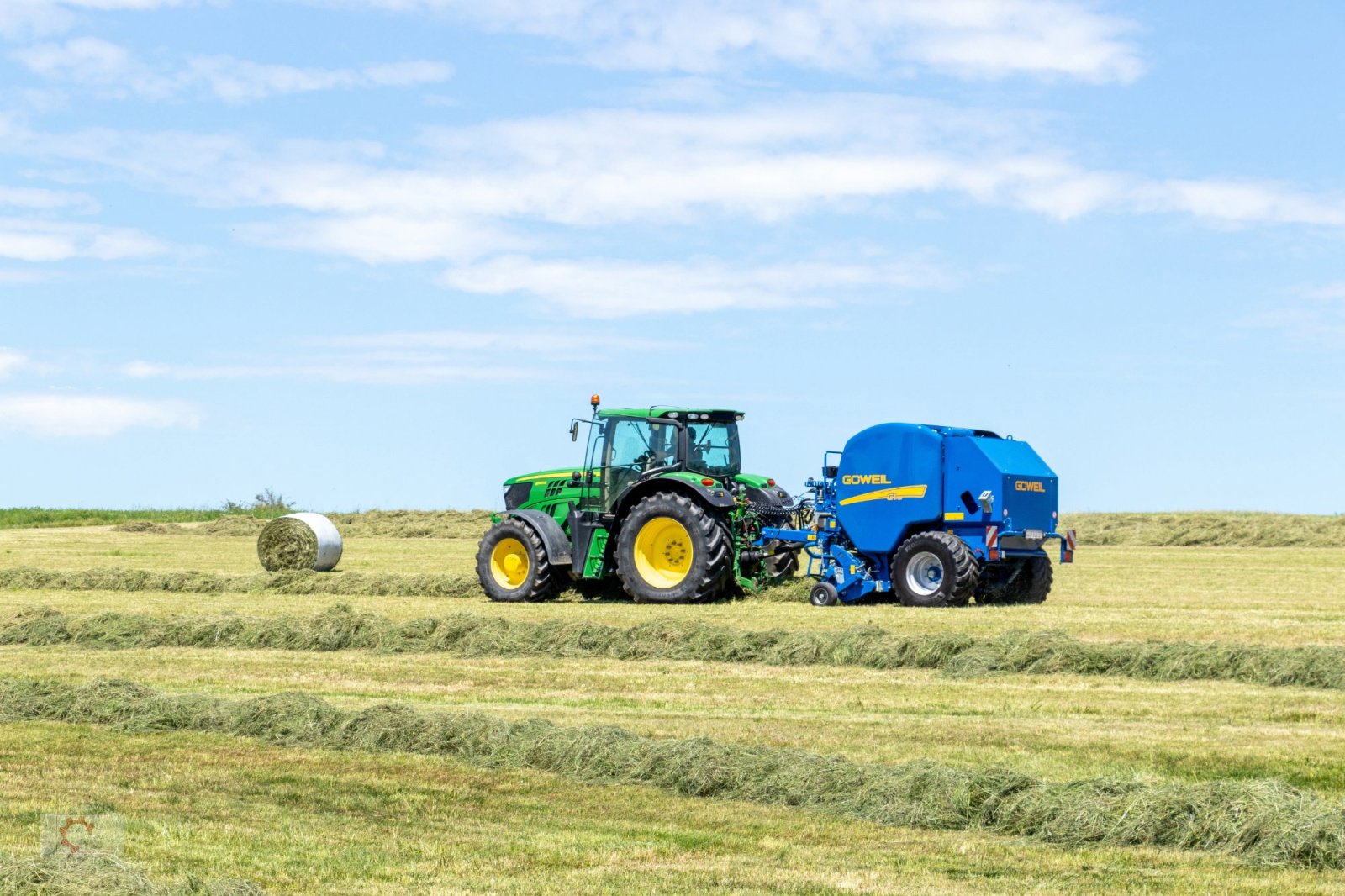 Rundballenpresse tip Göweil G-1 F125 Festkammerpresse ISOBUS 1,25m Ballendurchmesser, Neumaschine in Tiefenbach (Poză 10)