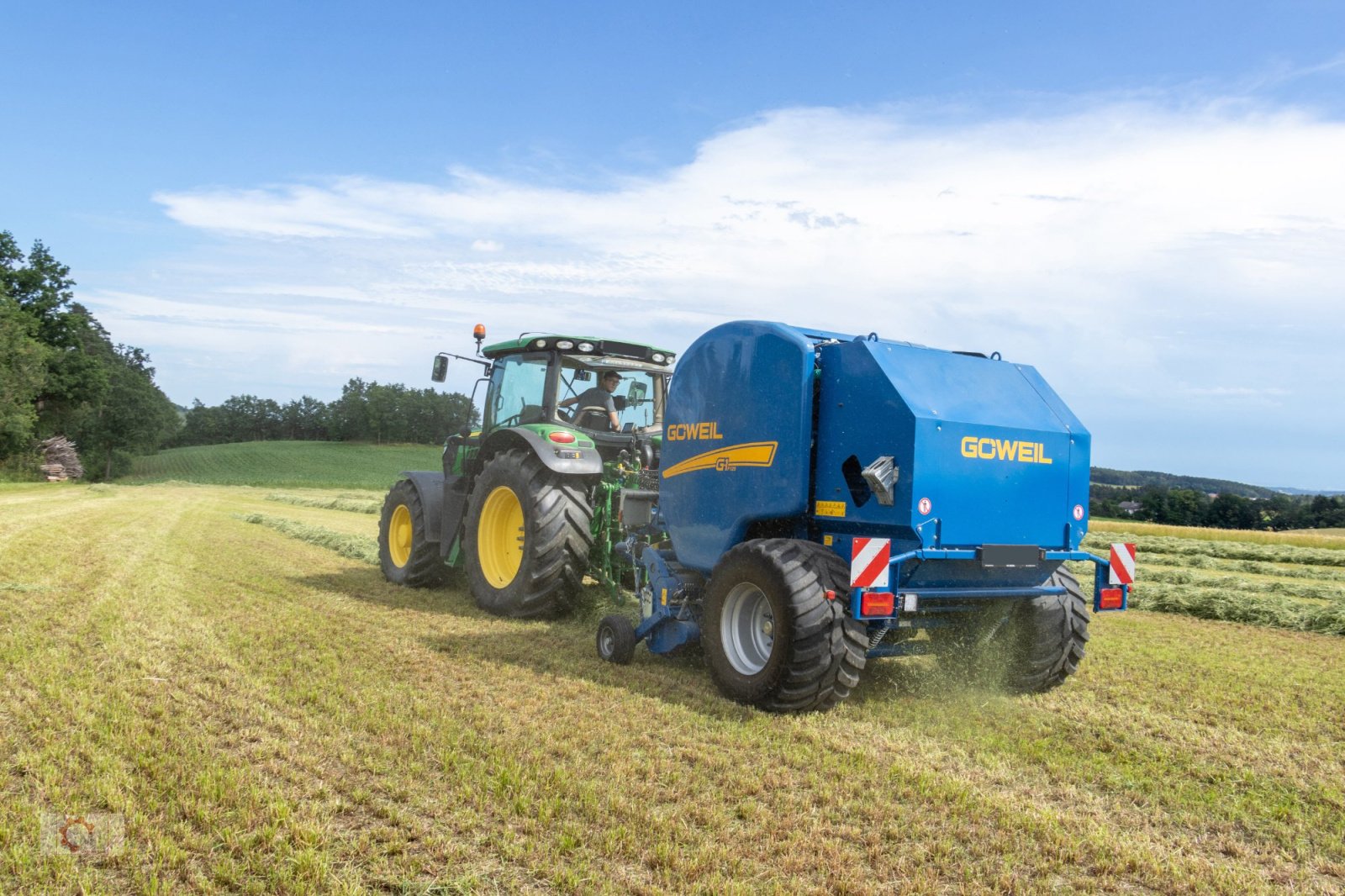 Rundballenpresse tip Göweil G-1 F125 Festkammerpresse ISOBUS 1,25m Ballendurchmesser, Neumaschine in Tiefenbach (Poză 16)