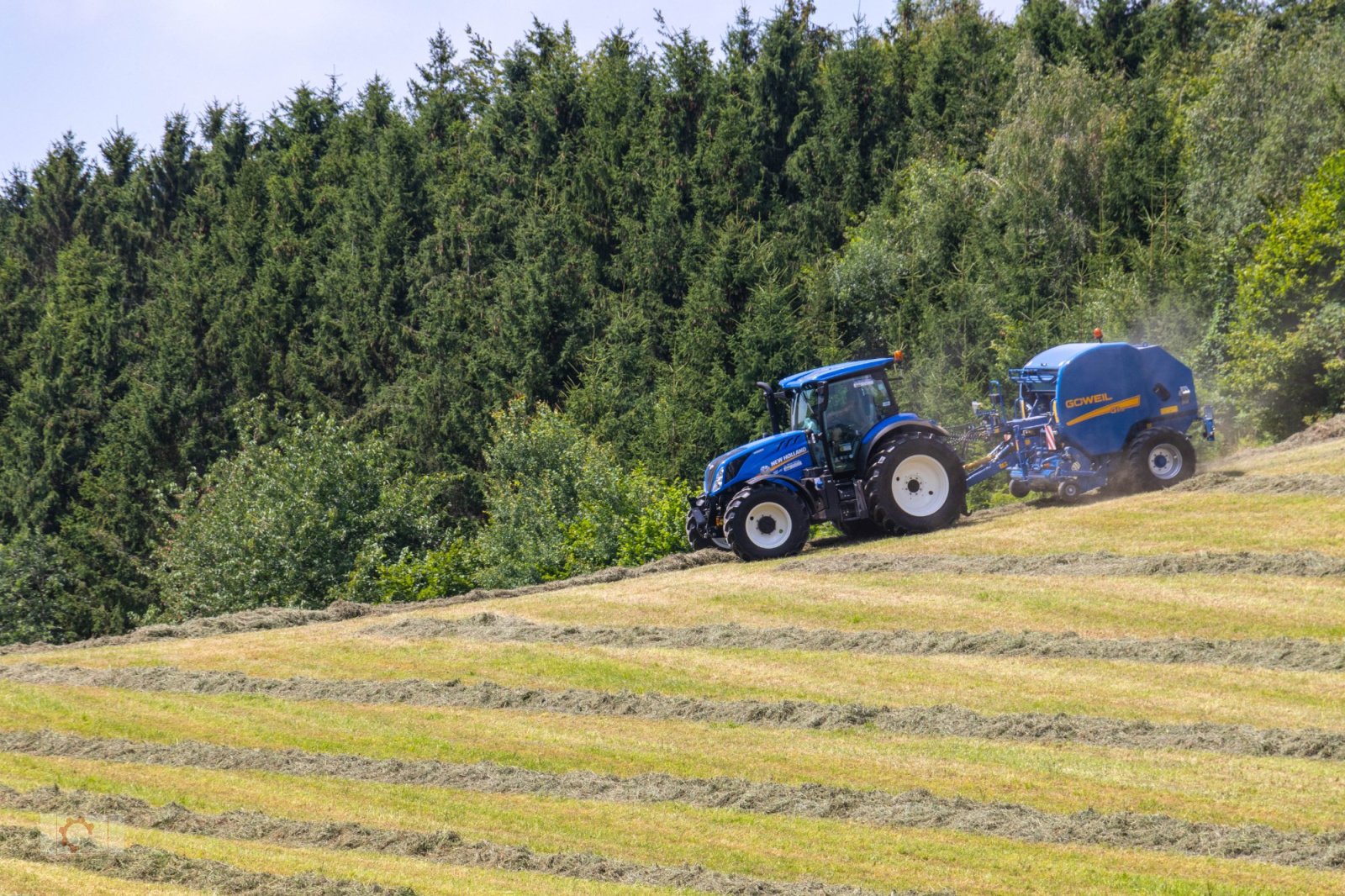 Rundballenpresse tip Göweil G-1 F125 Festkammerpresse ISOBUS 1,25m Ballendurchmesser, Neumaschine in Tiefenbach (Poză 21)
