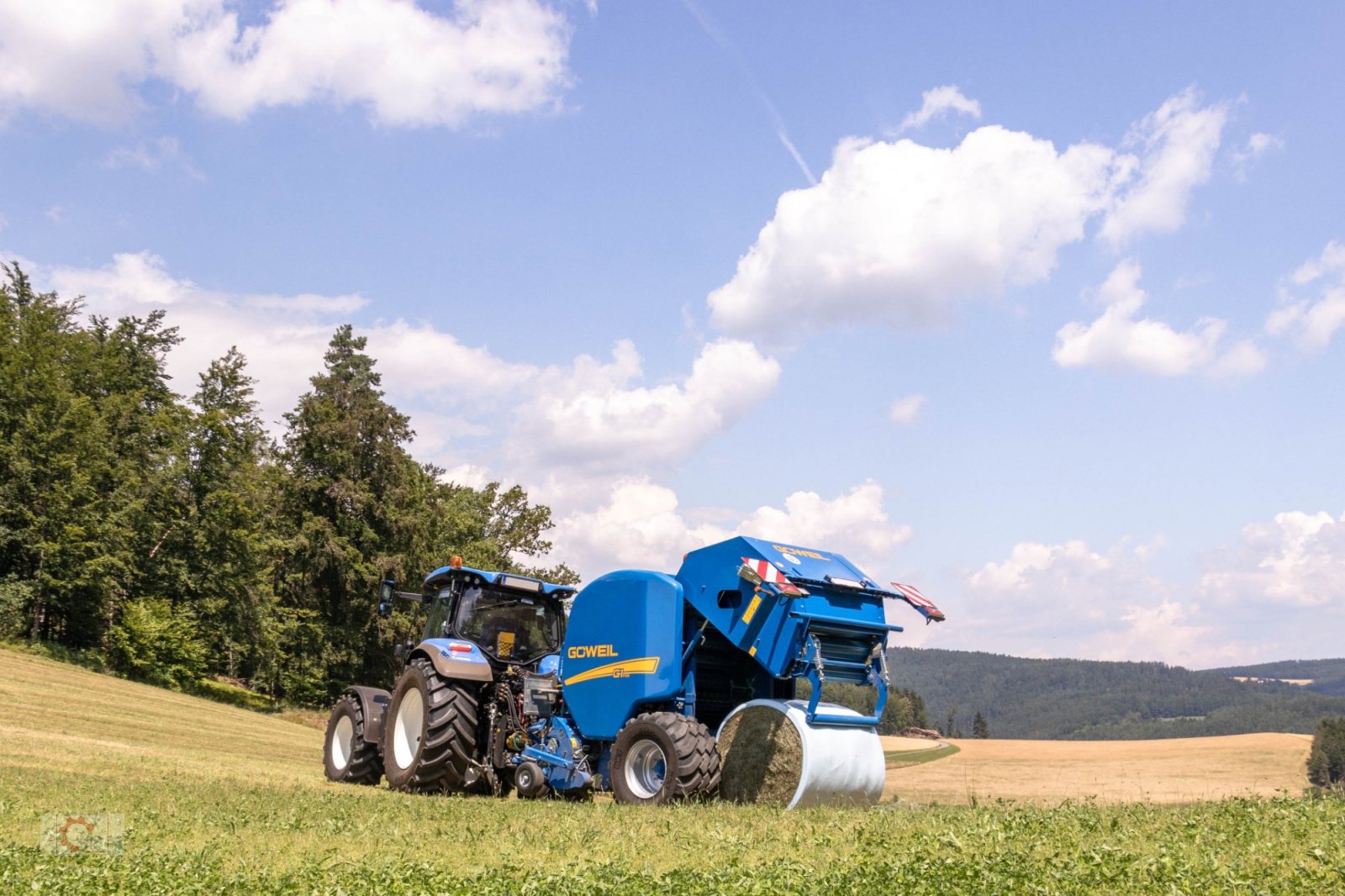 Rundballenpresse tip Göweil G-1 F125 Festkammerpresse ISOBUS 1,25m Ballendurchmesser, Neumaschine in Tiefenbach (Poză 23)