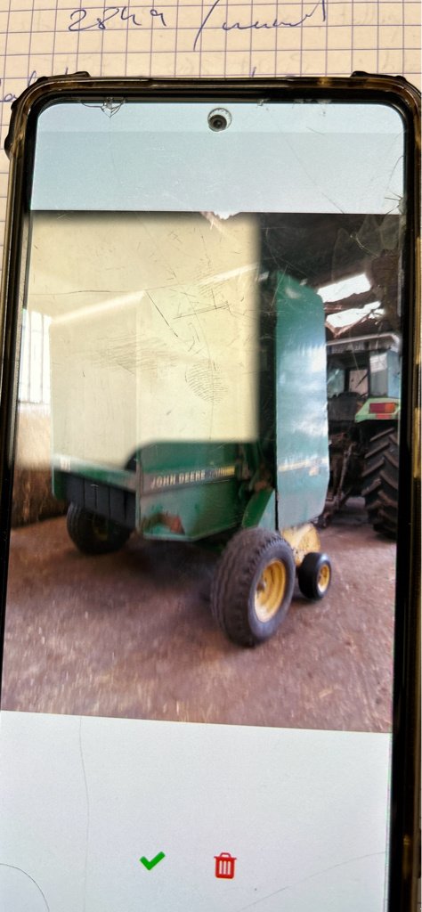 Rundballenpresse des Typs John Deere 550 FICELLE, Gebrauchtmaschine in DIFFENBACH-LES-HELLIMER (Bild 5)