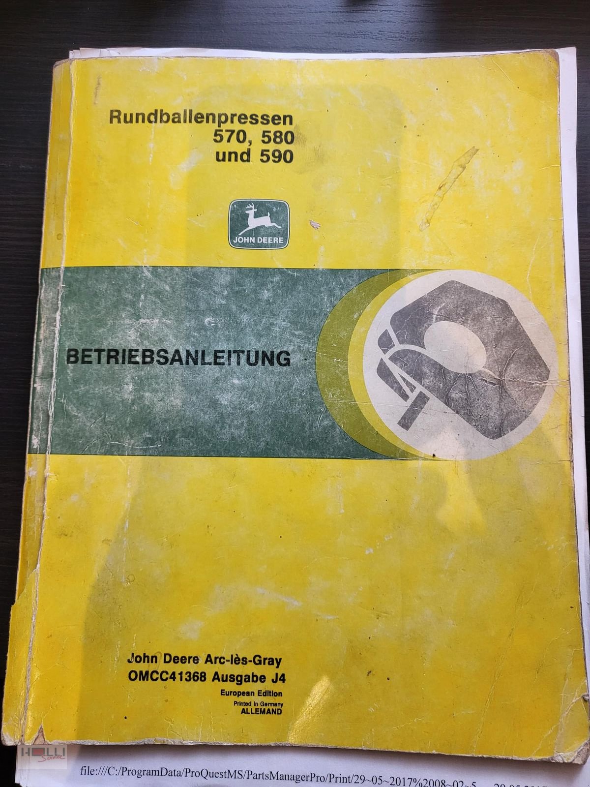 Rundballenpresse des Typs John Deere 570, Gebrauchtmaschine in Niederneukirchen (Bild 8)