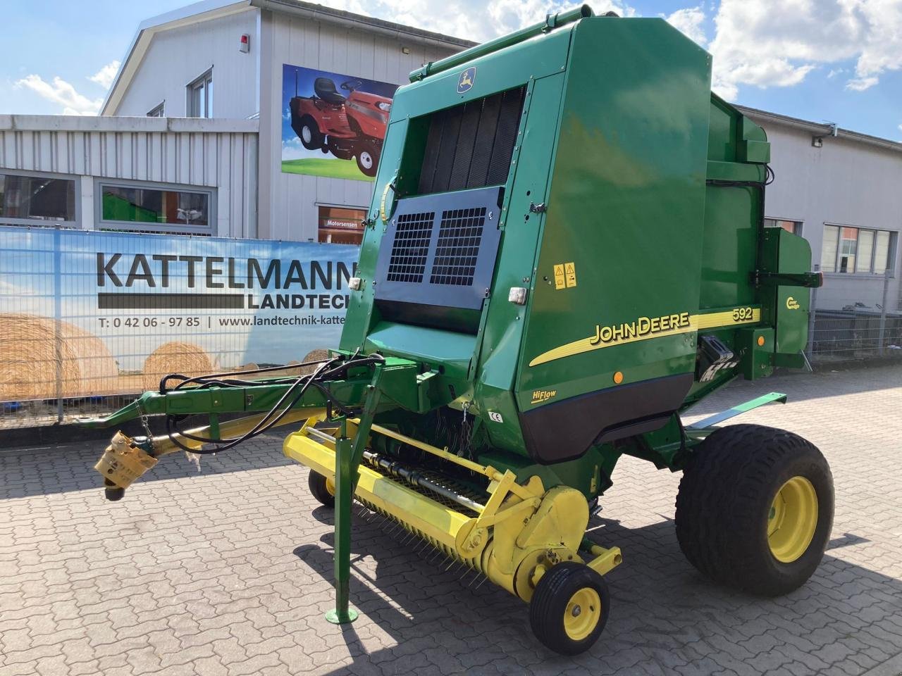 Rundballenpresse del tipo John Deere 592 High Flow-14 Messer, Gebrauchtmaschine en Stuhr (Imagen 1)