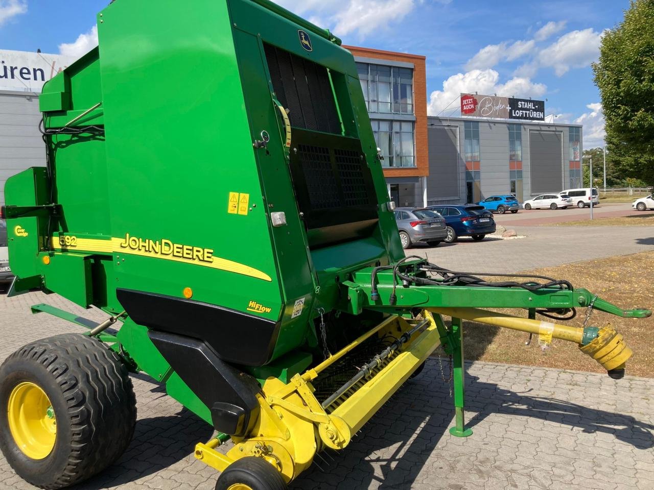 Rundballenpresse del tipo John Deere 592 High Flow-14 Messer, Gebrauchtmaschine en Stuhr (Imagen 2)