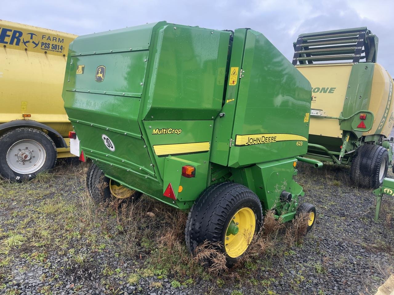 Rundballenpresse Türe ait John Deere 623 Cover Edge, Gebrauchtmaschine içinde Pragsdorf (resim 1)