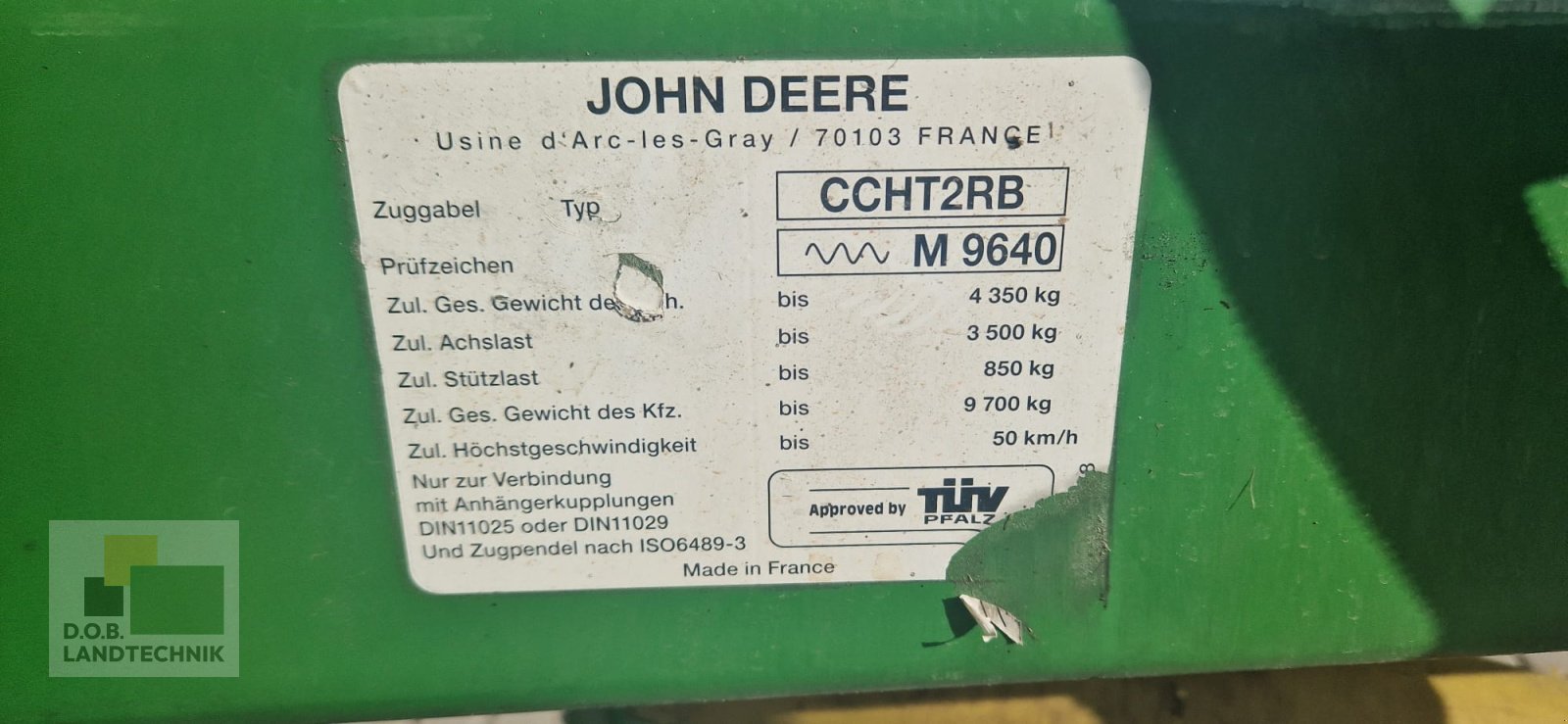 Rundballenpresse des Typs John Deere 623 Multicrop, Gebrauchtmaschine in Langweid am Lech (Bild 9)
