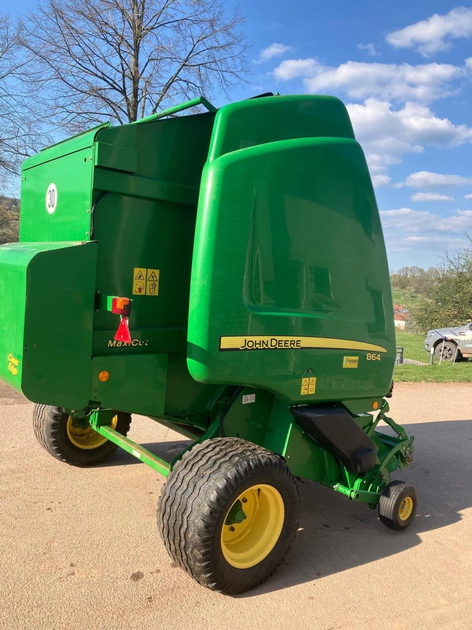 Rundballenpresse tip John Deere 864, Gebrauchtmaschine in Zweibrücken (Poză 3)