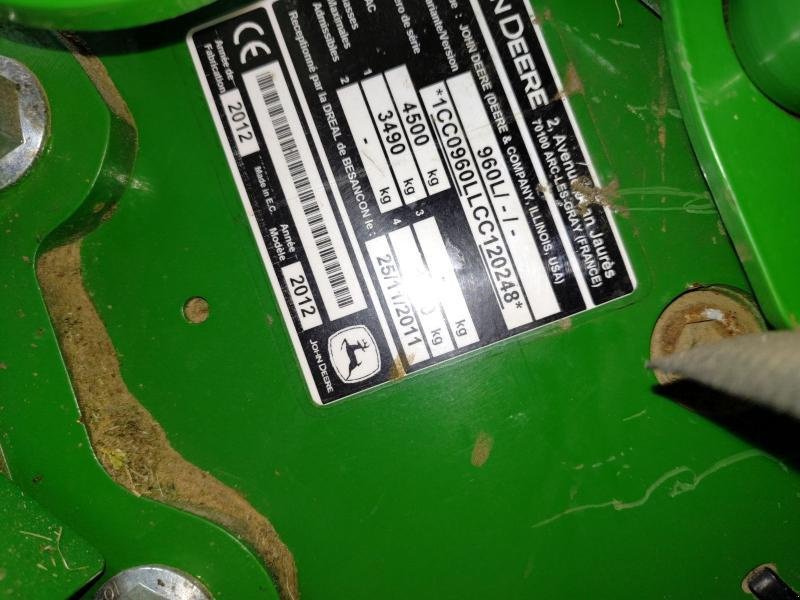 Rundballenpresse типа John Deere 960 HC, Gebrauchtmaschine в CORNY MACHEROMENIL (Фотография 7)