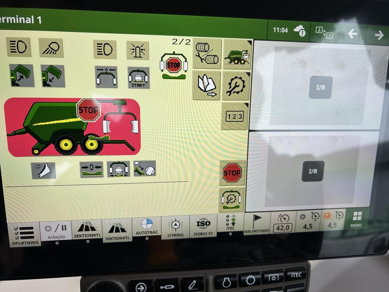 Rundballenpresse Türe ait John Deere C441R, Gebrauchtmaschine içinde Bramming (resim 7)