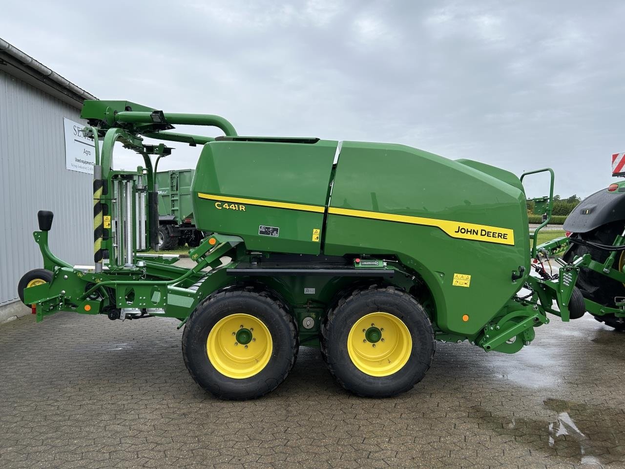 Rundballenpresse Türe ait John Deere C441R, Gebrauchtmaschine içinde Bramming (resim 9)