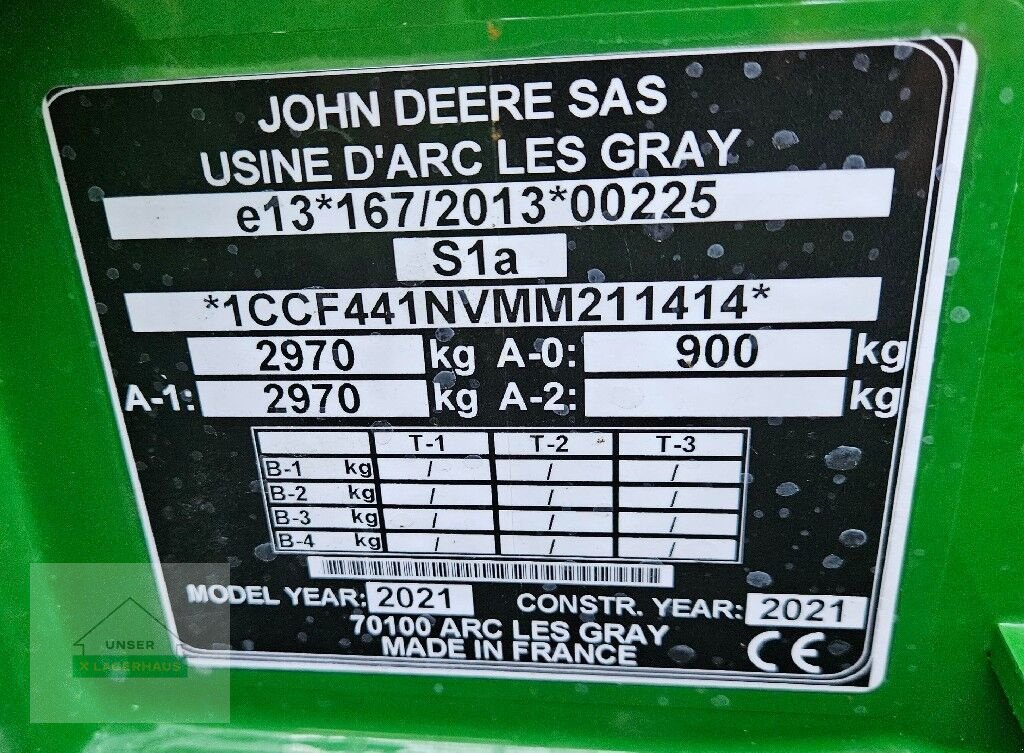 Rundballenpresse des Typs John Deere F441 M, Gebrauchtmaschine in St. Michael (Bild 17)