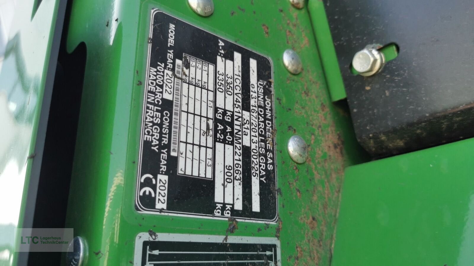 Rundballenpresse Türe ait John Deere V 451 M HC25, Vorführmaschine içinde Redlham (resim 13)