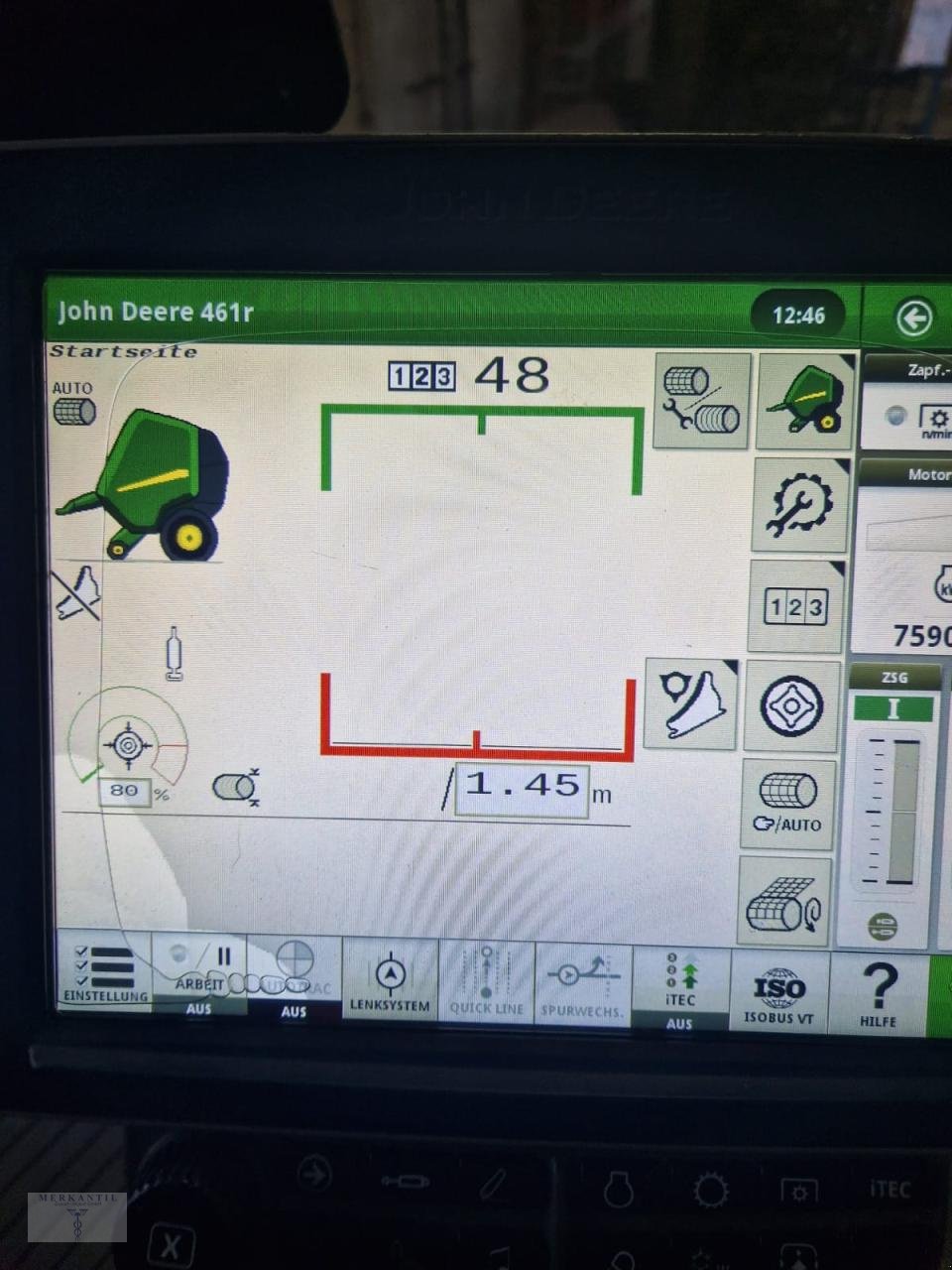 Rundballenpresse типа John Deere V 641 R, Gebrauchtmaschine в Pragsdorf (Фотография 10)