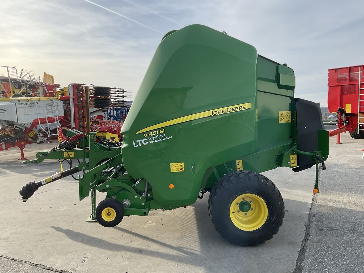 Rundballenpresse typu John Deere V451 M Maxicut HC 13 3/3 Finanzierung, Neumaschine w Zwettl (Zdjęcie 9)
