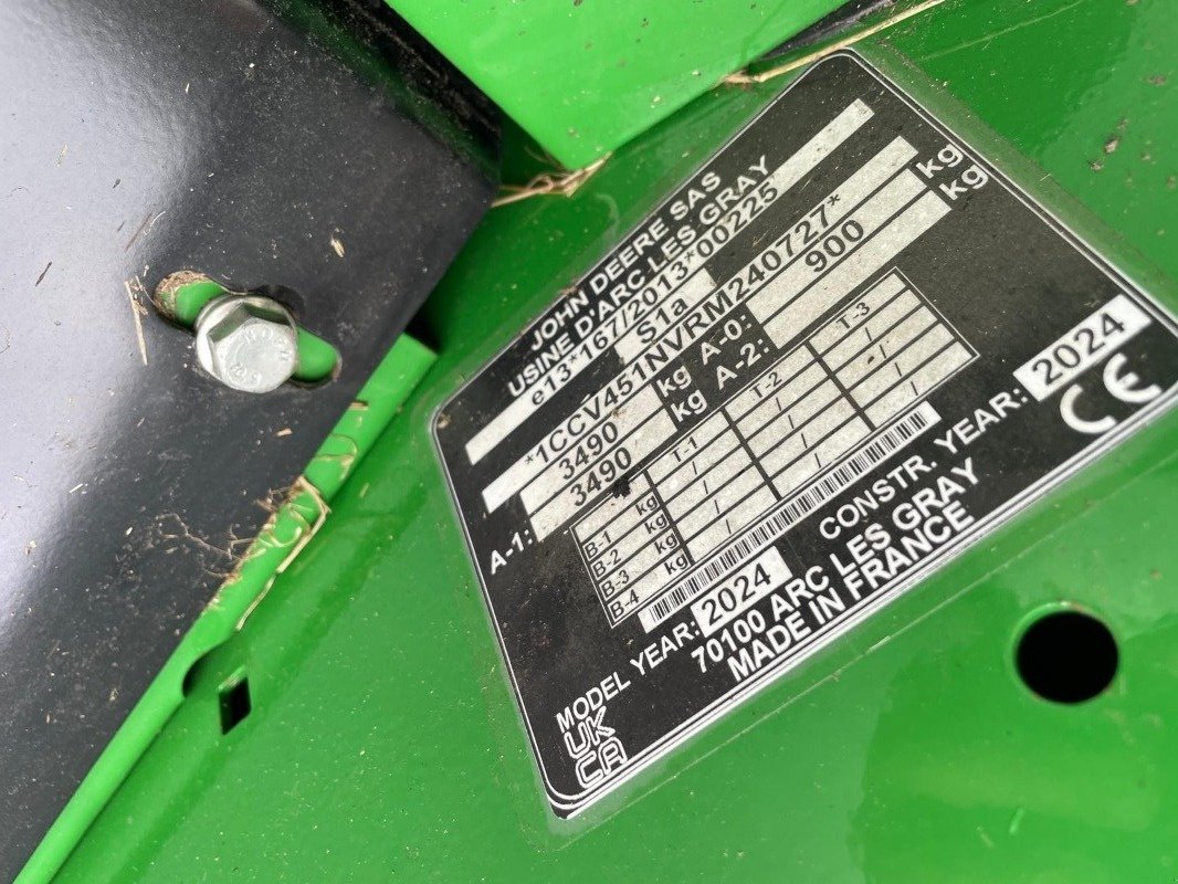 Rundballenpresse des Typs John Deere V451M, Gebrauchtmaschine in Sittensen (Bild 7)