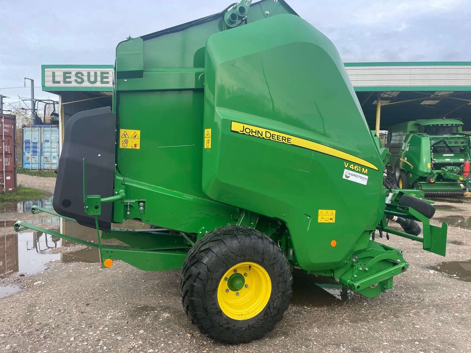 Rundballenpresse Türe ait John Deere V461 M, Gebrauchtmaschine içinde BOSC LE HARD (resim 4)