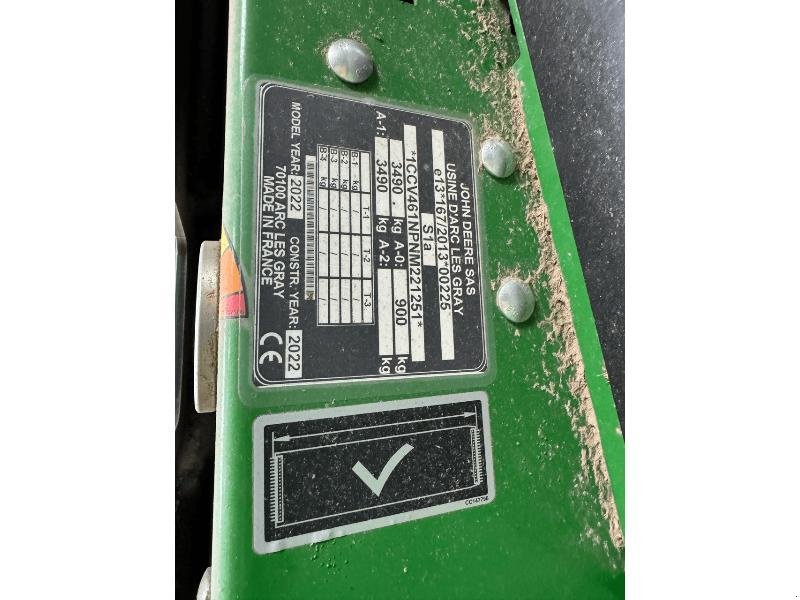 Rundballenpresse des Typs John Deere V461M, Gebrauchtmaschine in Wargnies Le Grand (Bild 7)