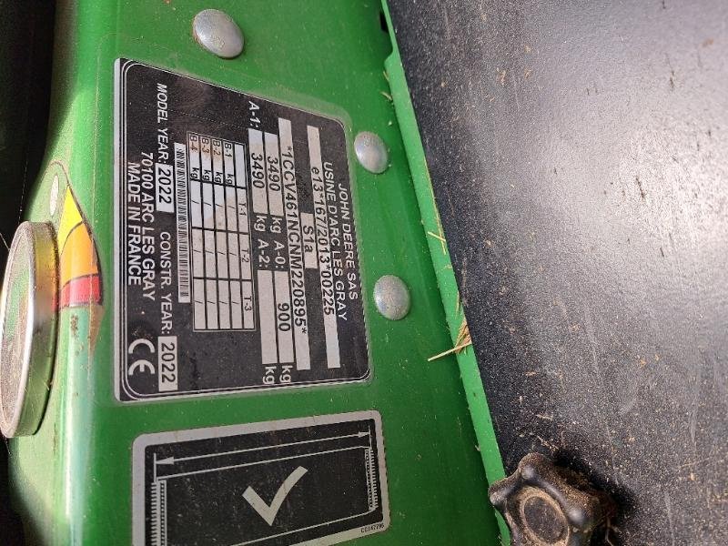 Rundballenpresse del tipo John Deere V461M, Gebrauchtmaschine en CHAUMESNIL (Imagen 10)