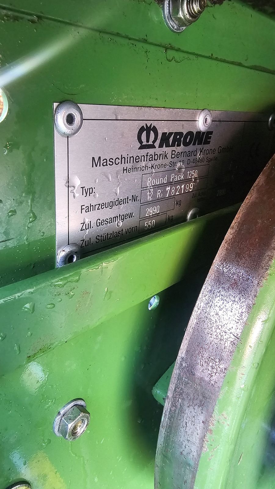 Rundballenpresse tip Krone Ballenpresse Round Pack 1250, Gebrauchtmaschine in Ried im Oberinntal (Poză 16)