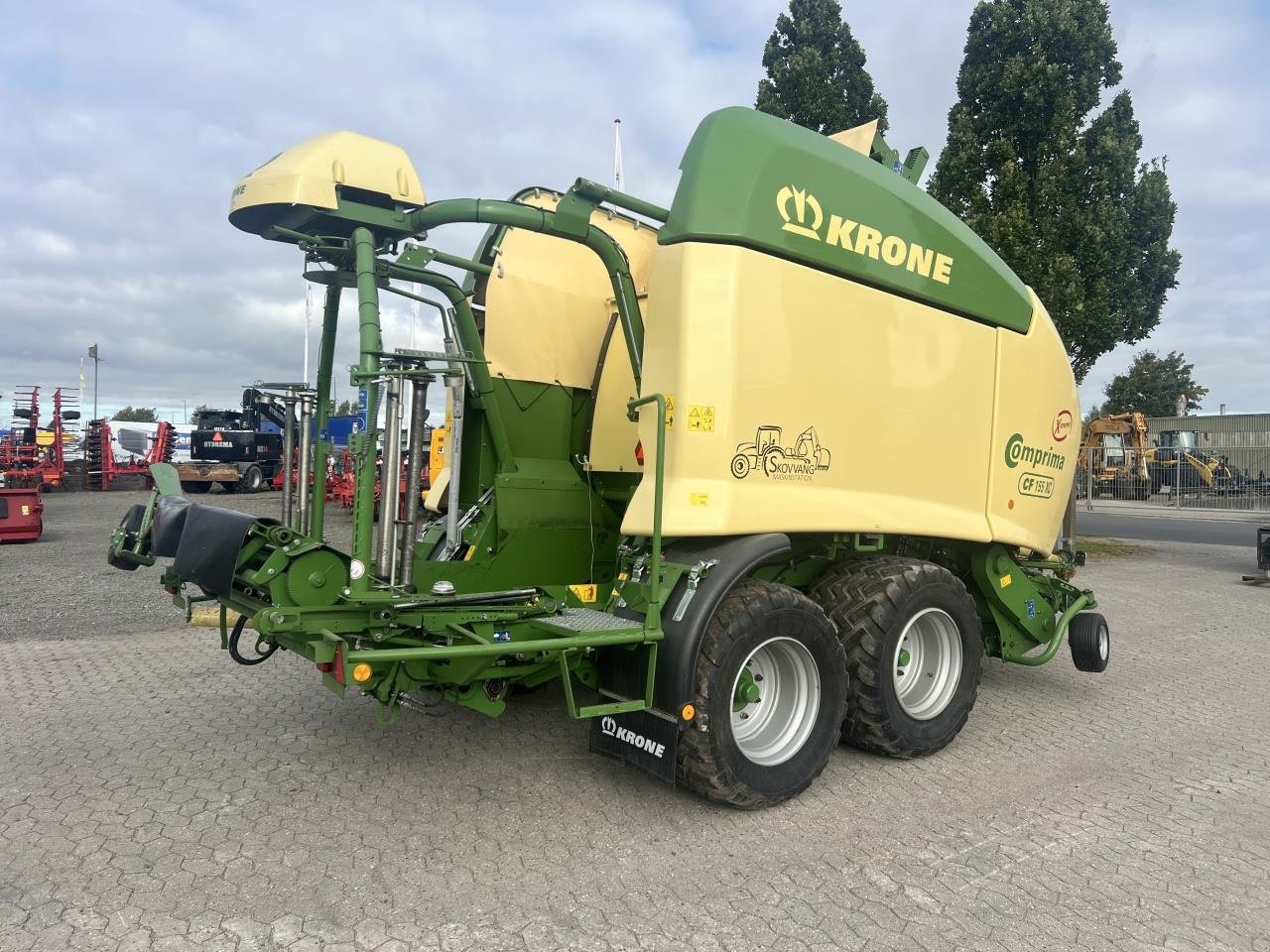 Rundballenpresse Türe ait Krone CF155 XC EXTREME, Gebrauchtmaschine içinde Middelfart (resim 11)
