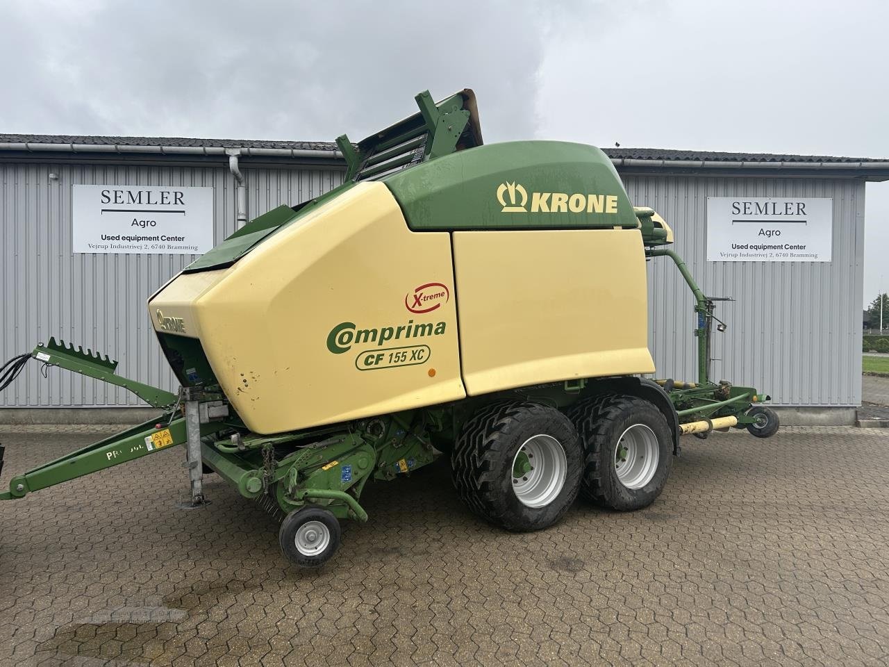 Rundballenpresse des Typs Krone CF155 XC EXTREME, Gebrauchtmaschine in Bramming (Bild 1)