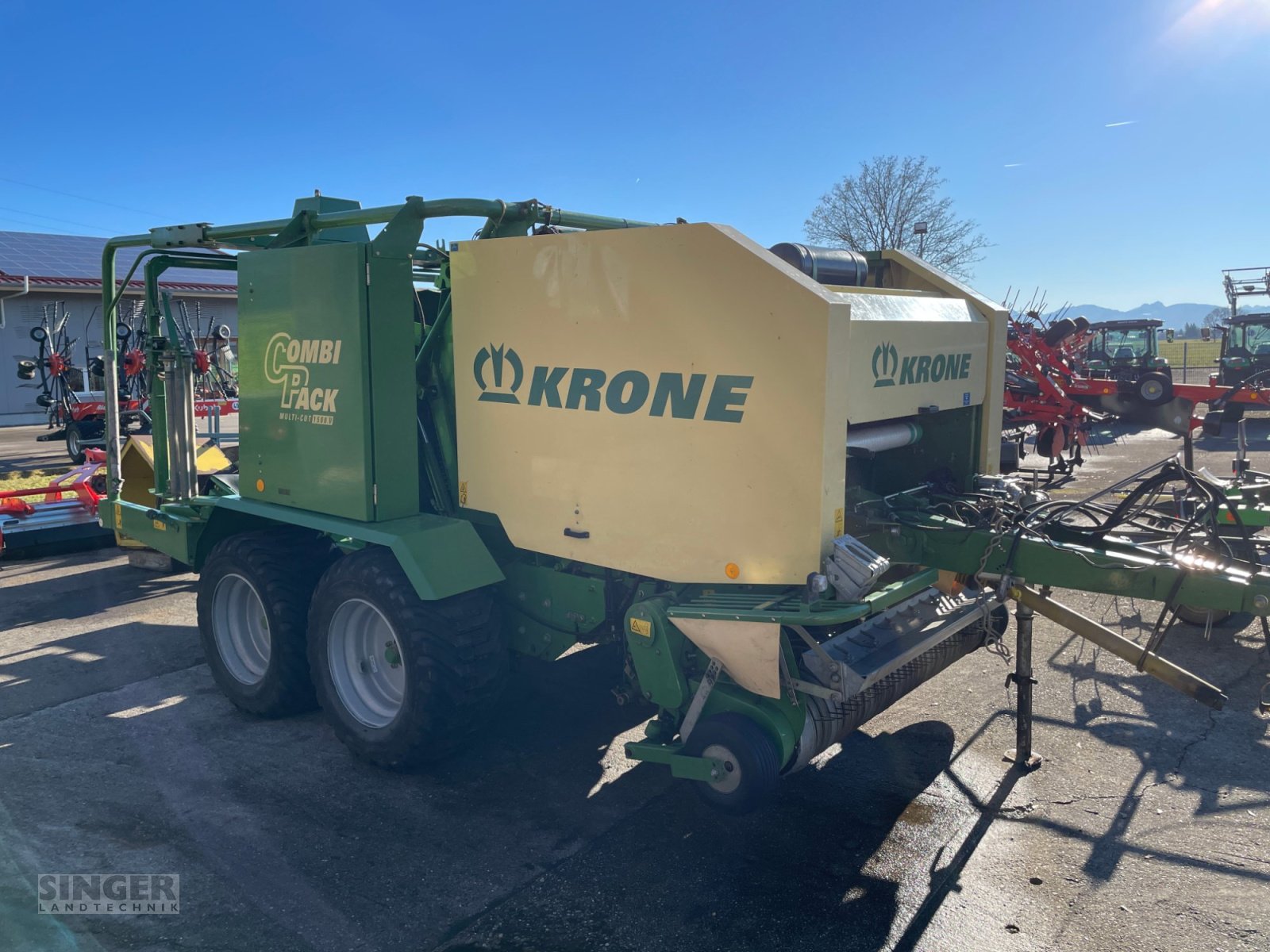 Rundballenpresse типа Krone Combi Pack 1500 V, Gebrauchtmaschine в Ebenhofen (Фотография 5)