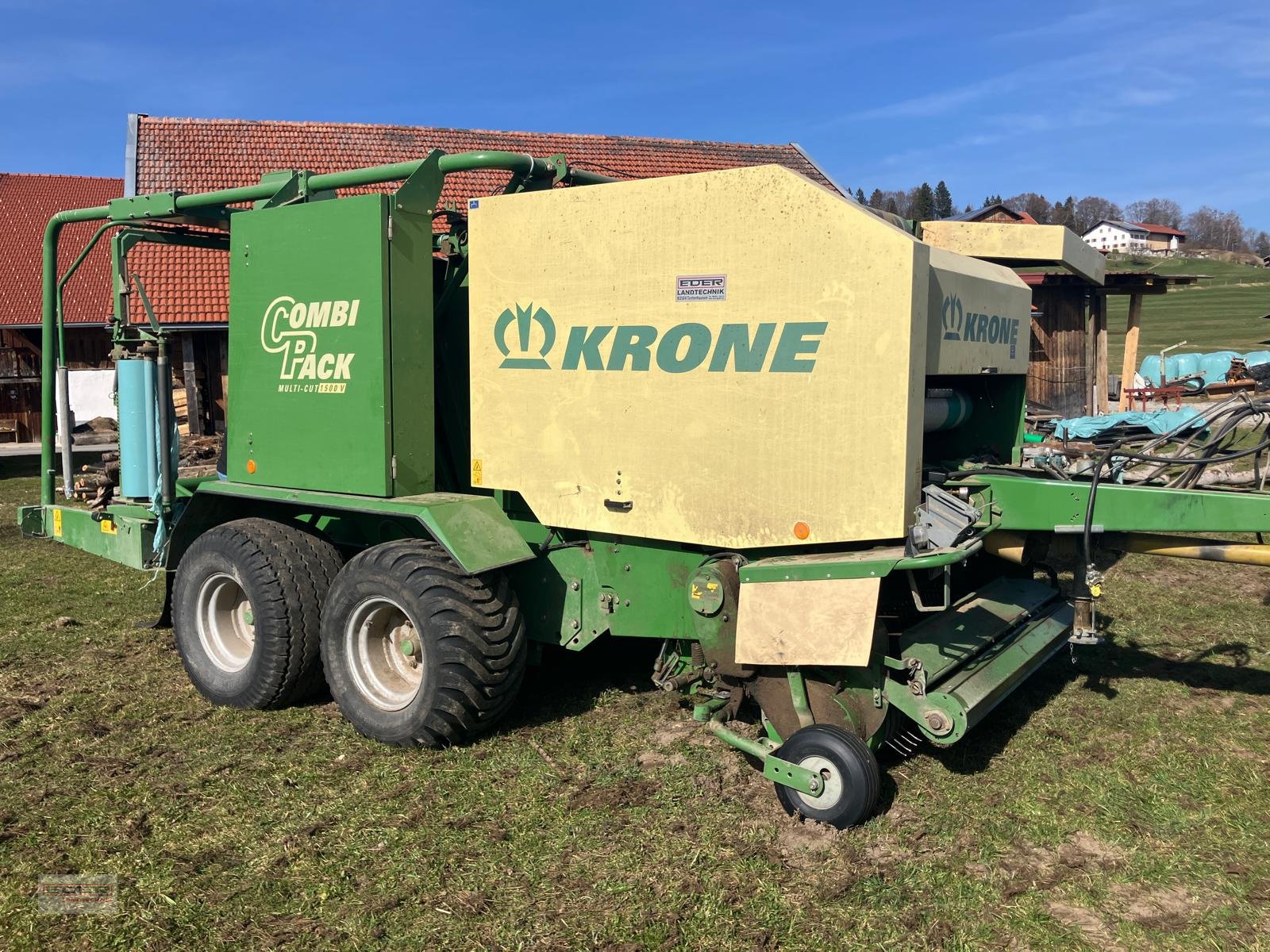 Rundballenpresse del tipo Krone Combi Pack 1500 V, Gebrauchtmaschine en Pähl (Imagen 1)