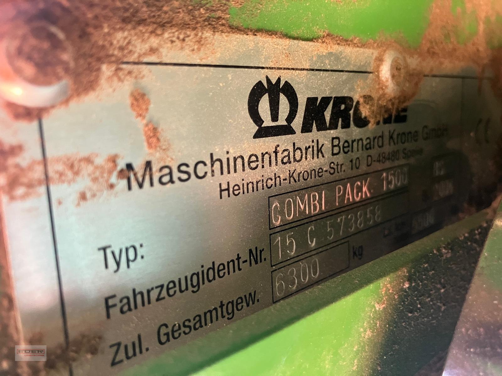 Rundballenpresse del tipo Krone Combi Pack 1500 V, Gebrauchtmaschine en Pähl (Imagen 12)