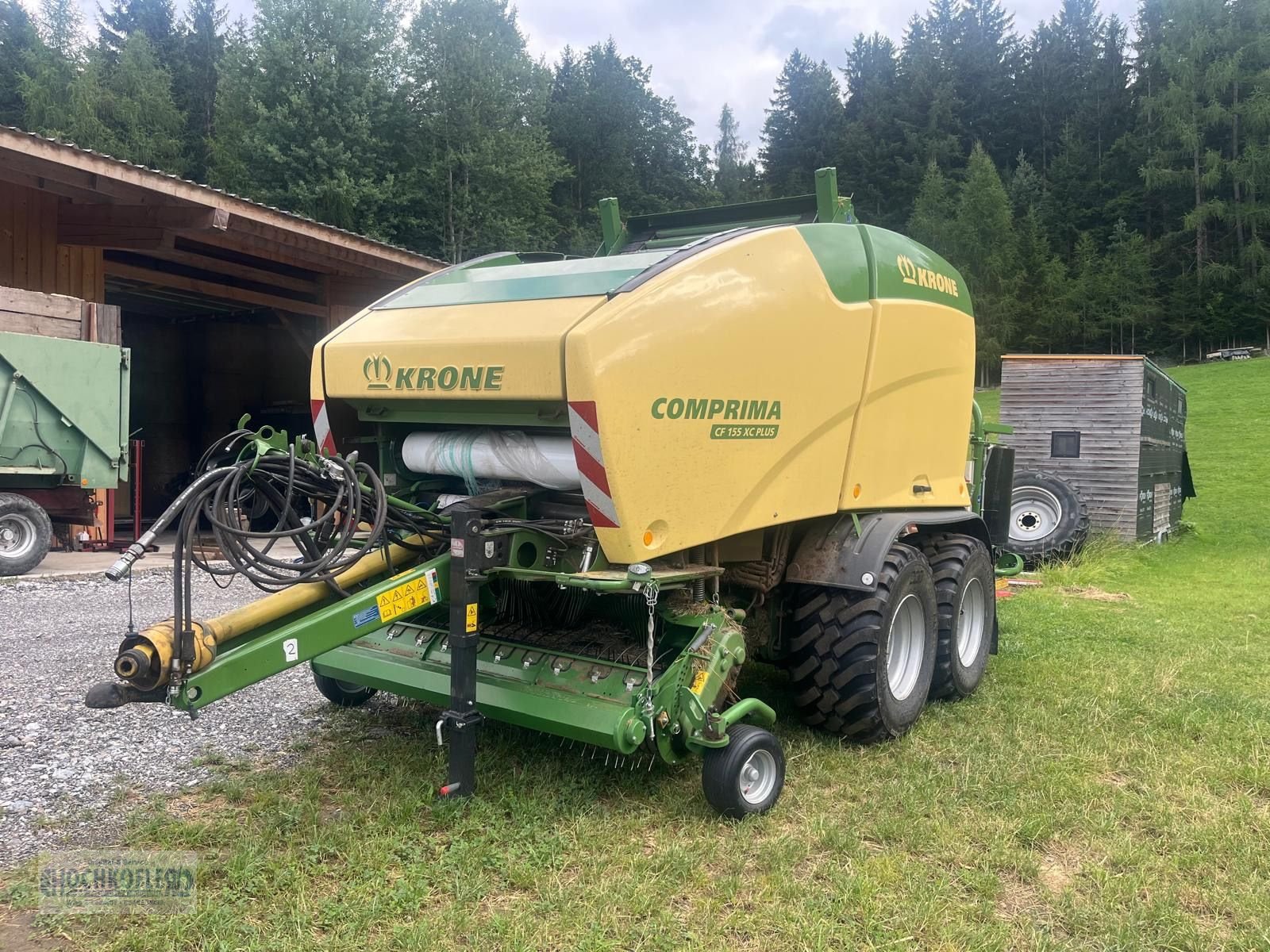 Rundballenpresse Türe ait Krone Comprima CF 155 XC Plus, Vorführmaschine içinde Wies (resim 5)