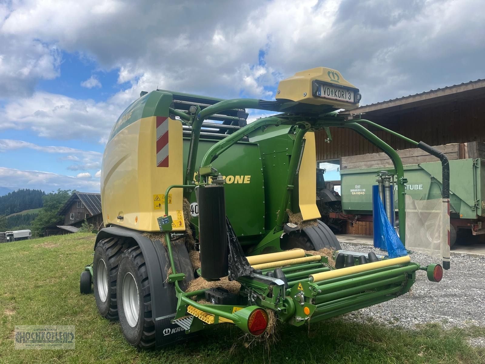 Rundballenpresse Türe ait Krone Comprima CF 155 XC Plus, Vorführmaschine içinde Wies (resim 3)