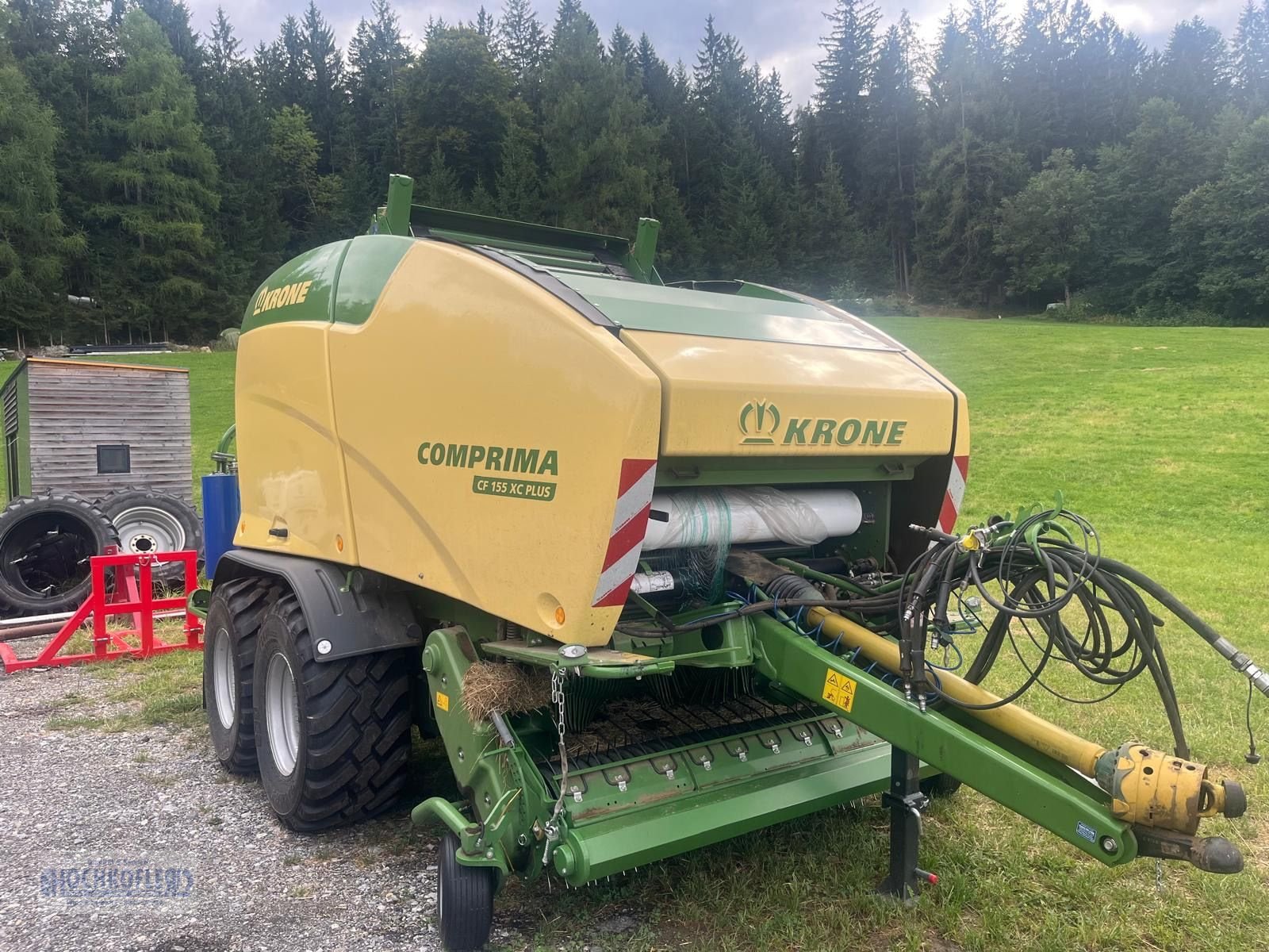 Rundballenpresse Türe ait Krone Comprima CF 155 XC Plus, Vorführmaschine içinde Wies (resim 2)