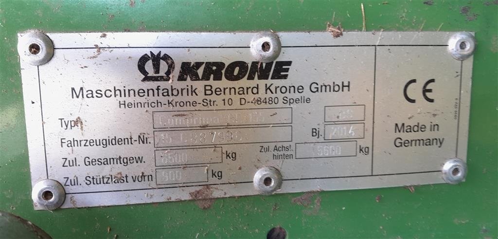 Rundballenpresse typu Krone Comprima CF 155 XC, Gebrauchtmaschine v Horsens (Obrázek 14)