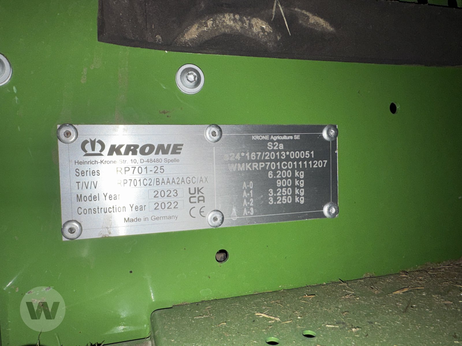 Rundballenpresse van het type Krone Comprima CF 155 XC, Neumaschine in Jördenstorf (Foto 13)