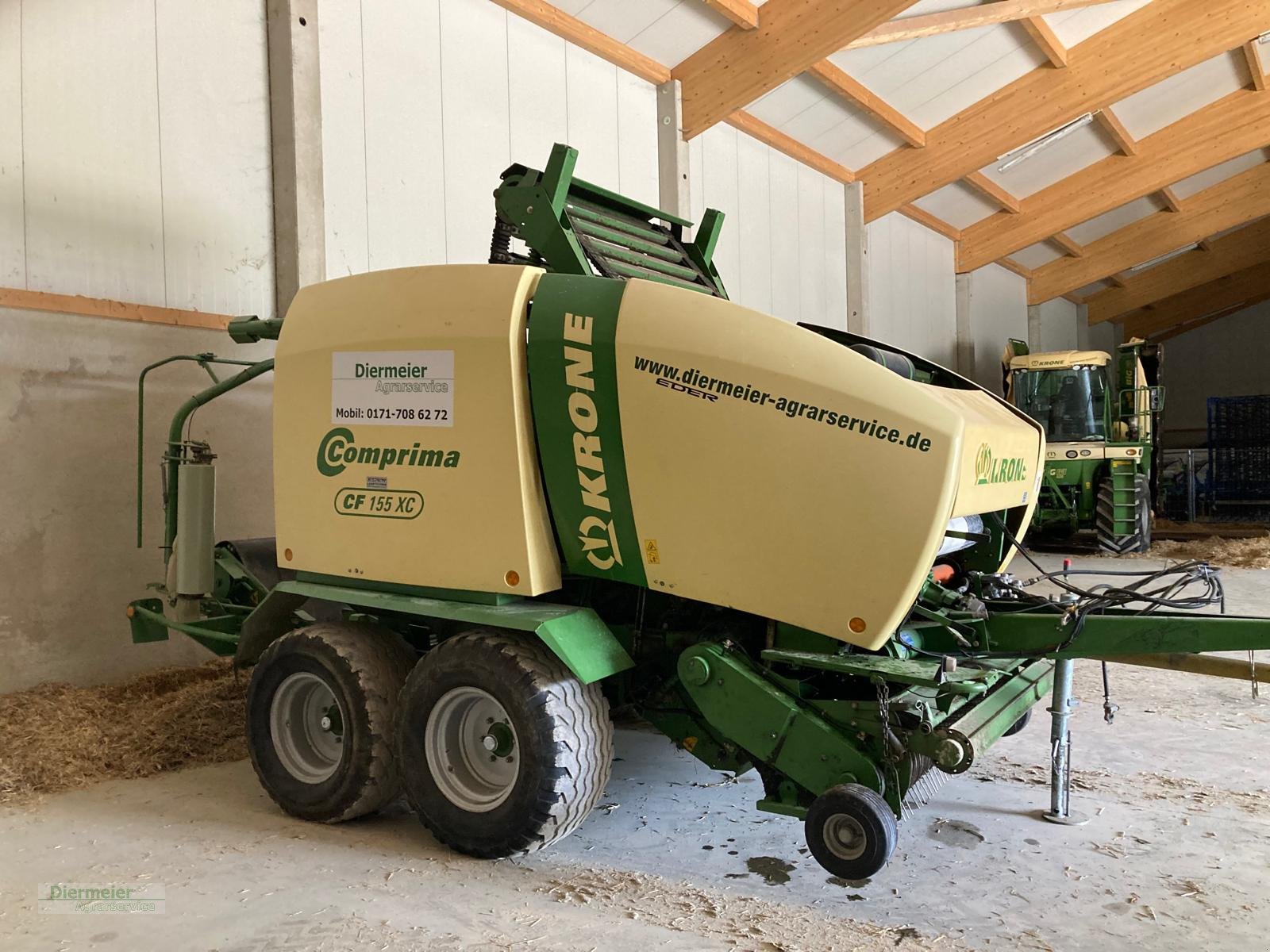 Rundballenpresse of the type Krone Comprima CF 155 XC, Gebrauchtmaschine in Bergkirchen (Picture 5)