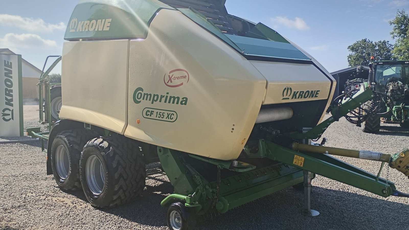 Rundballenpresse del tipo Krone Comprima CF 155 XC, Gebrauchtmaschine en Asperup (Imagen 3)