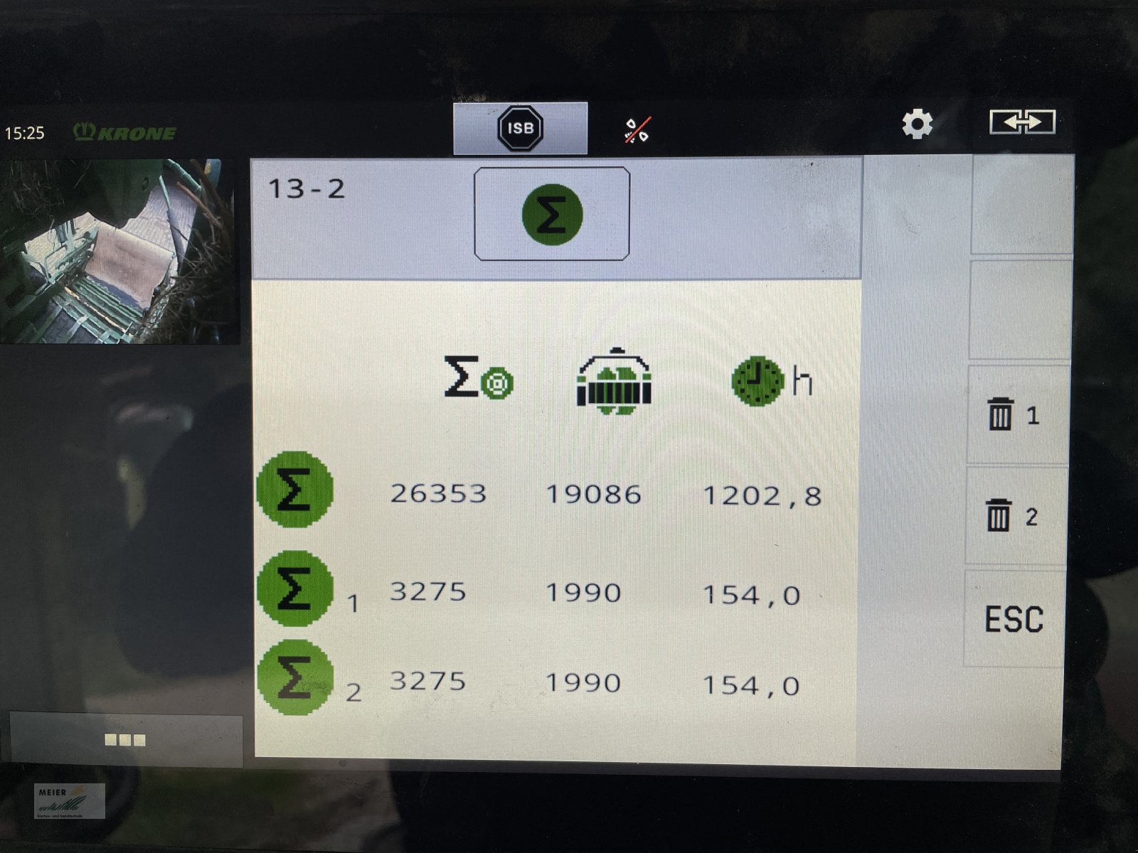 Rundballenpresse Türe ait Krone Comprima CF 155 XC, Gebrauchtmaschine içinde Hersbruck (resim 7)