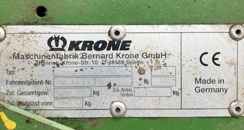 Rundballenpresse del tipo Krone Comprima CF 155, Gebrauchtmaschine In Horsens (Immagine 12)