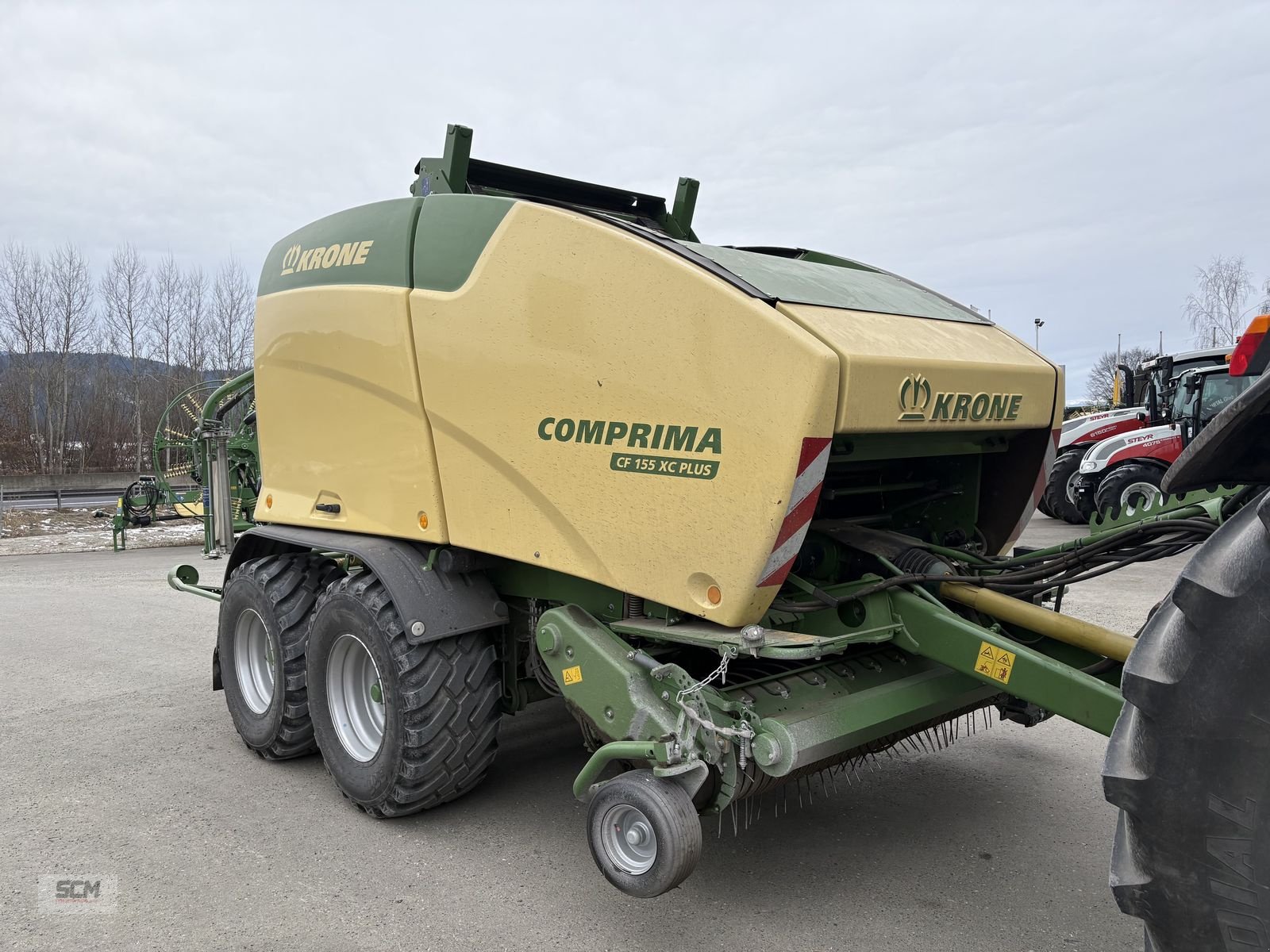 Rundballenpresse des Typs Krone Comprima CF155 CX PLUS, Gebrauchtmaschine in St. Marein (Bild 7)