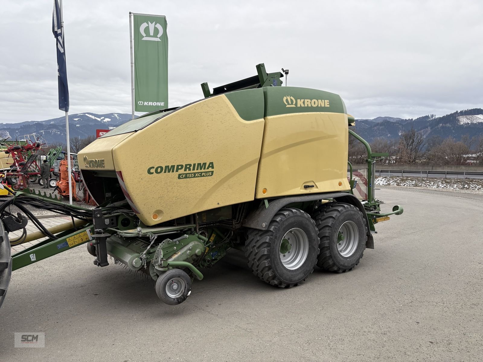 Rundballenpresse des Typs Krone Comprima CF155 CX PLUS, Gebrauchtmaschine in St. Marein (Bild 4)