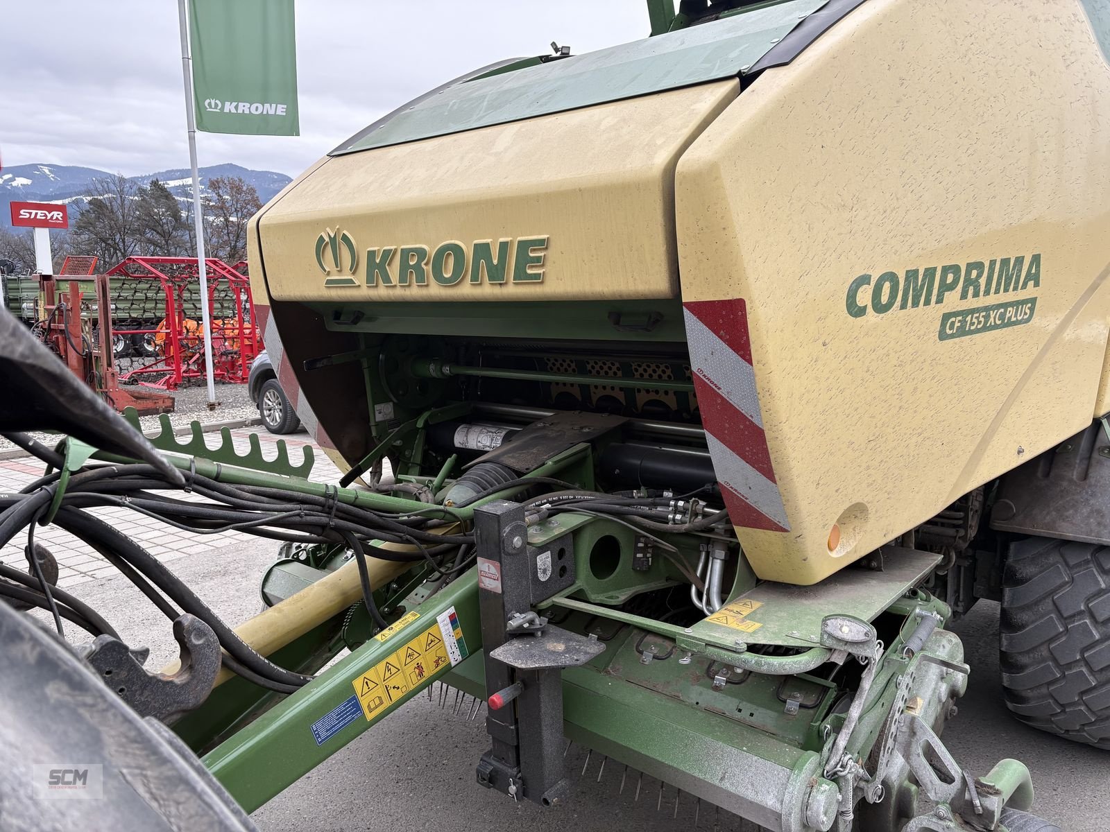 Rundballenpresse des Typs Krone Comprima CF155 CX PLUS, Gebrauchtmaschine in St. Marein (Bild 5)