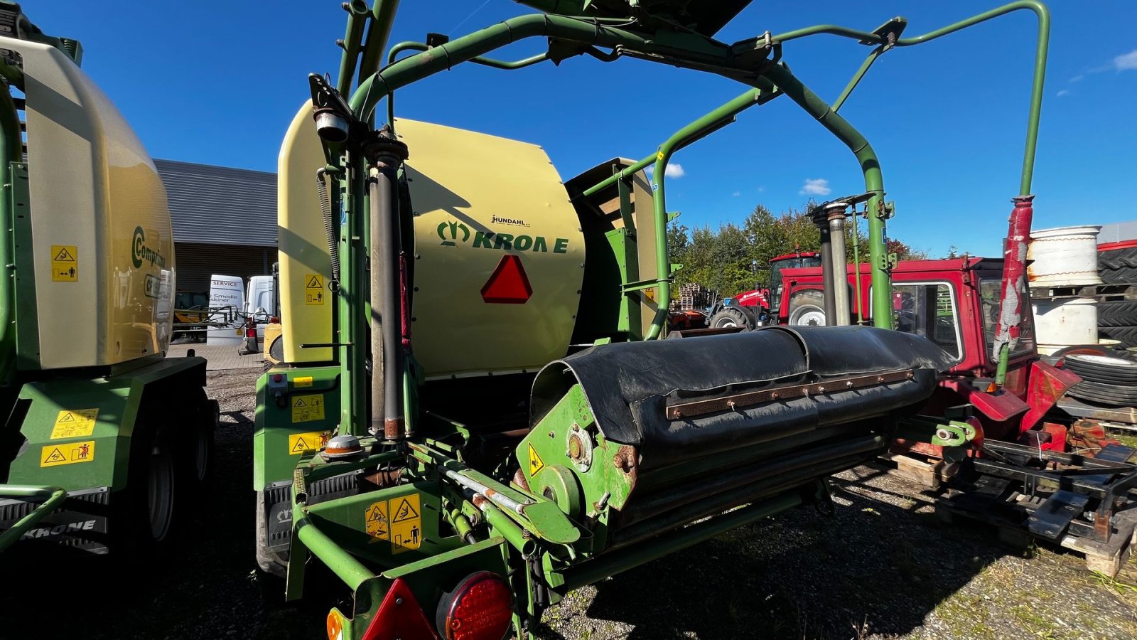 Rundballenpresse van het type Krone COMPRIMA CV 150 XC M. indpakker, Gebrauchtmaschine in Horsens (Foto 9)